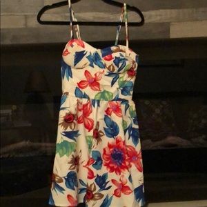 Floral fit and flare